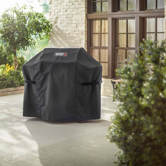 Weber Premium Grill Cover Black from Polyester with UV Protection 121.9cmx45.2cmx106.7cmcm