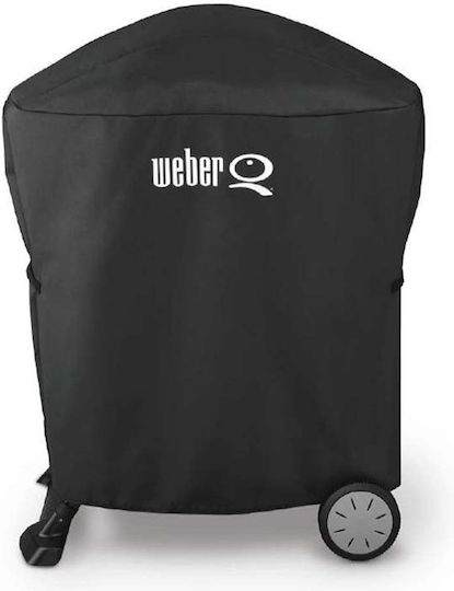 Weber Premium Grill Cover Black from Polyester with UV Protection 81.8cmx43.9cmx88.9cmcm