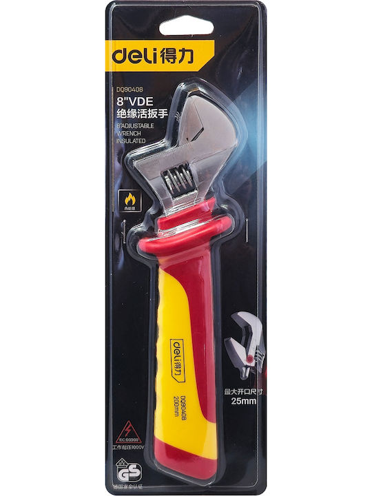 Deli French Wrench with Anti-Slip Handle 200mm