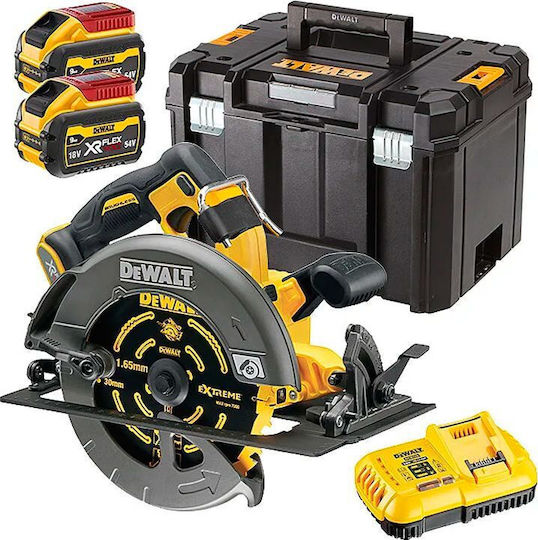 DEWALT DCS579X2 Kreissäge 54V 2x9Ah mit Staubabsaugsystem