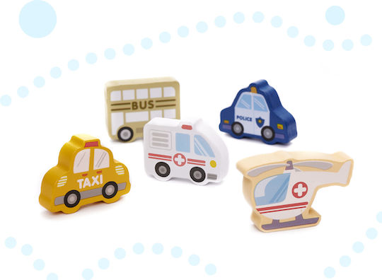 Blocuri Puzzle City Din Lemn 100buc