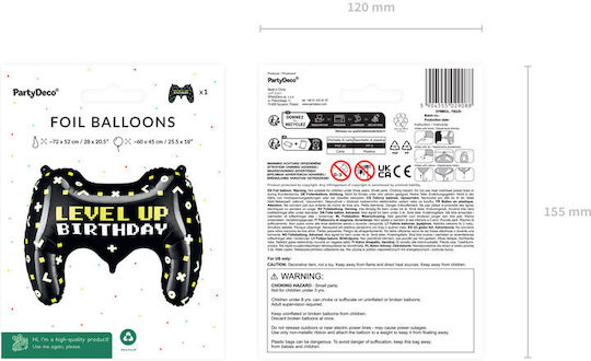 Foil Balloon Gamepad 72x52 Cm Mix