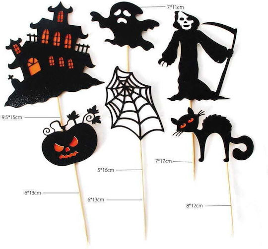 Cake Land Halloween Cake Decoration Toppers Set 6 Stück