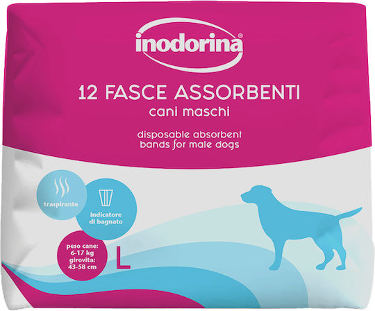 Inodorina Πάνες-βρακάκια Αρσενικούς Σκύλους 3 – 6 Kg