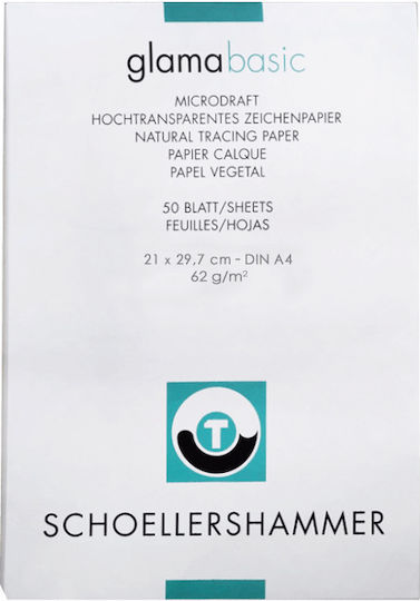 Matalon Natural Tracing Paper Album 50 Sheets A4 Transparent 62gr 29.7x21cm