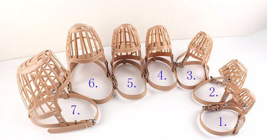 Premium Plastic Dog Muzzle No5