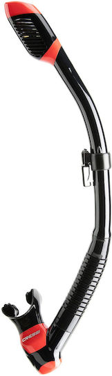 Cressi Dry Snorkel Black Red Αναπνευστήρας