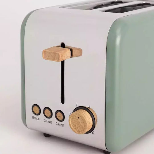 Create Φρυγανιέρα 2 Θέσεων 850W Πράσινη