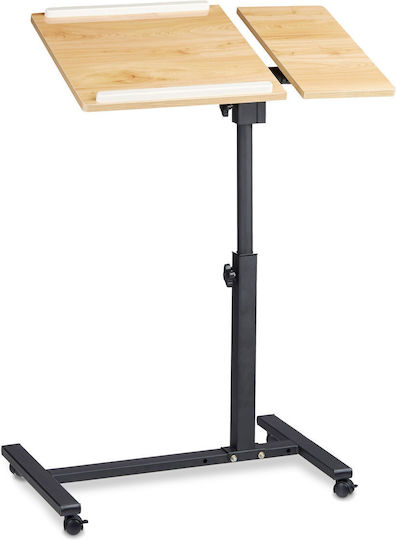 Relaxdays Stand für Laptop bis zu 19" Braun