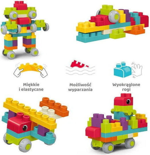 Askato Конструктори Small Genius Blocks за 6+ Месеца 62 Бройки