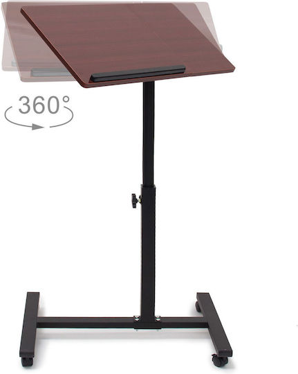Relaxdays Stand pentru Laptop până la 19" Maro