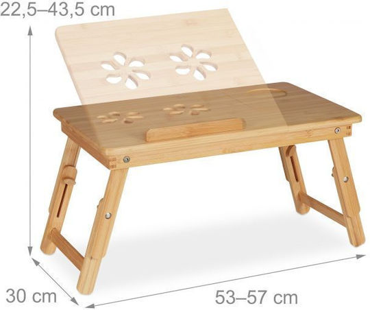 Relaxdays Tabelul Pentru Laptop Bej 10036713