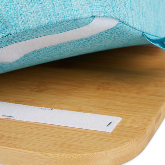 Relaxdays Bamboo Stand pentru Laptop până la 17.3" Albastru