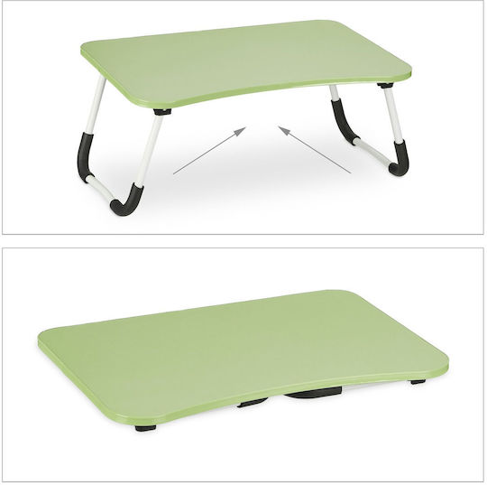 Relaxdays Tabel Pentru Laptop Verde 10043114