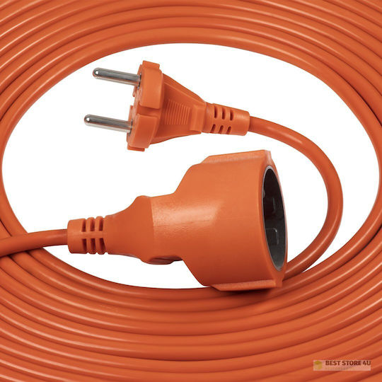 Orno 1 Platz mit Kabel 20m Durchmesser 2 x 1mm² Orange