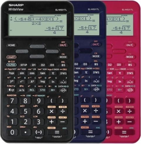 Sharp EL-W531TL Calculator Scientific 16 Digits in Blue Color 1pcs