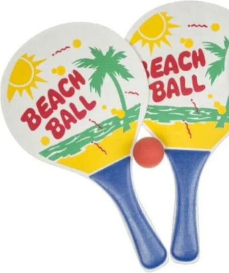 LG - Imports Beach Rackets Set Blue with Ball