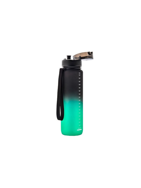 Meteor Παγούρι 1000ml Πολύχρωμο black/green Meteor Παγούρι 1000ml Πολύχρωμο black/green