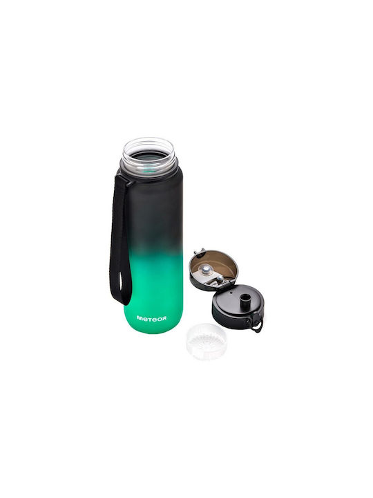 Meteor Παγούρι 1000ml Πολύχρωμο black/green