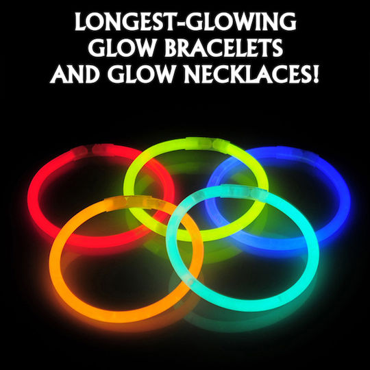 Fluorescent Glow Sticks Idelstore Size 20 X 0.5 Cm Includes 100 Pieces In 8 Different Colors Water Resistant Battery Life 10-14 Hours Perfect Parties Clubs Weddings Birthdays Concerts