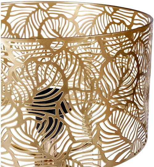 Ostaria Ostaria Calathea Metal Table Lamp for Socket E27 with Gold Shade and Base