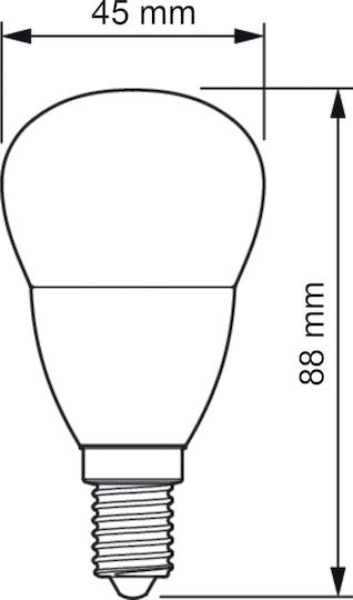 Philips Corepro LED Bulb 5W for Socket E14 and Shape P45 Natural White 470lm