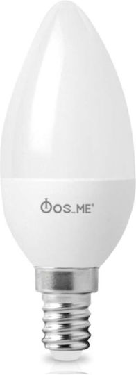 Fos me LED Bulb 7.5W for Socket E14 and Shape C37 Warm White 806lm