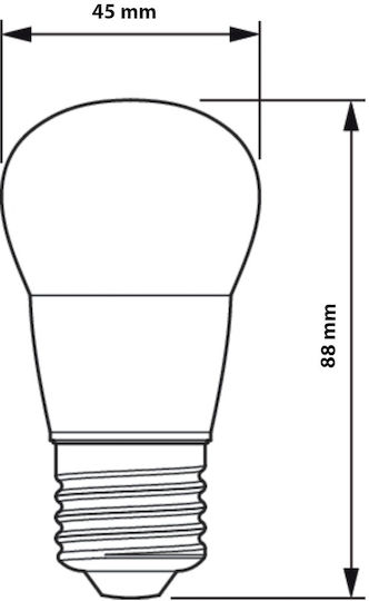 Philips Corepro Λάμπα LED 5W για Ντουί E27 και Σχήμα P45 Θερμό Λευκό 470lm