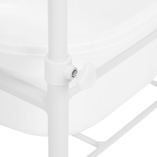 Activeshop Wheeled Footstool White