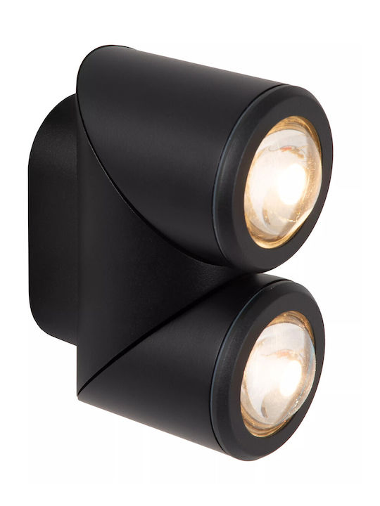 Lucide Lightning Erin Επιτοίχιο Εξωτερικό Σποτ LED IP65 με Θερμό Λευκό Φως