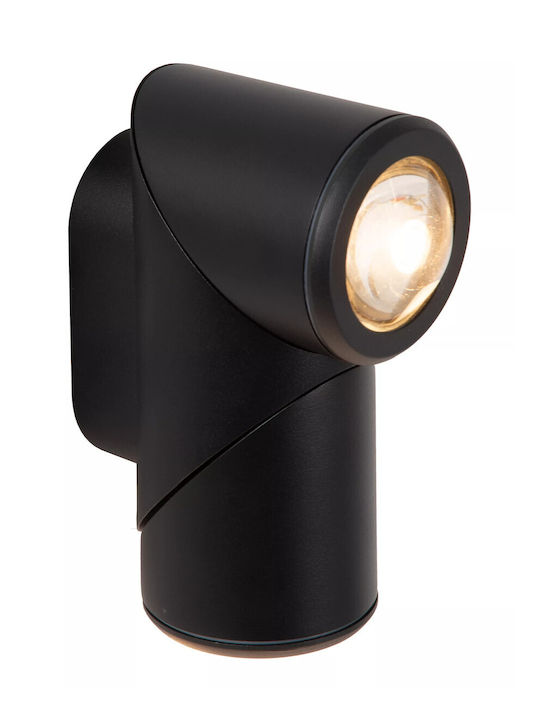 Lucide Lightning Erin Επιτοίχιο Εξωτερικό Σποτ LED IP65 με Θερμό Λευκό Φως