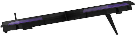 Aqirys Cooling Pad for Laptop up to 17" with 5 Fans and Lighting Purple