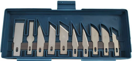 Set Cuțite de Modelare Idealstore Include 3 Mânere Diferite 13 Lame Diverse Dimensiuni Forme Ambalate Într-o Cutie cu Bandă Magnetică Perfect pentru Decupaj Sarcini Delicate de Modelare