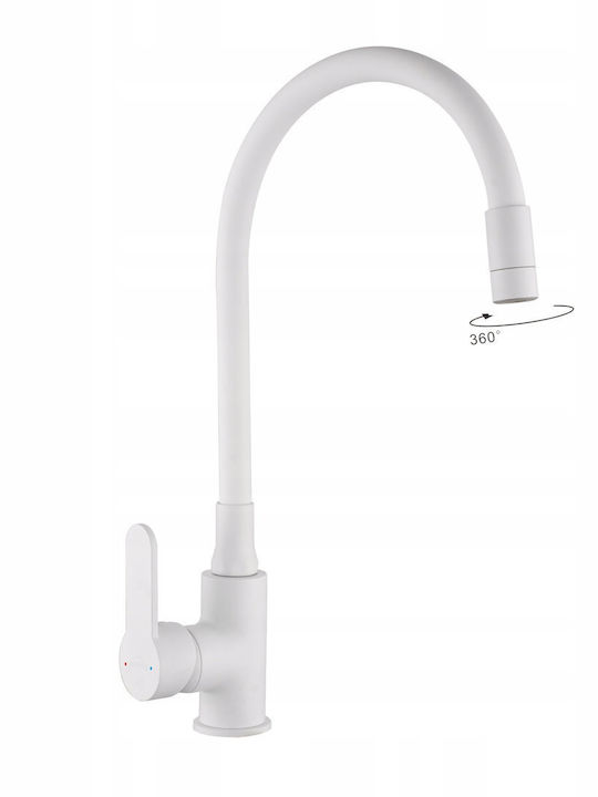 Invena Kitchen Faucet Counter White Invena Kitchen Faucet Counter White