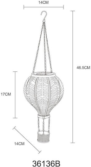 Globo Lighting Hanging Solar Light 0.5W IP44