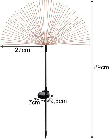 Gardlov Solarleuchte Kaltweiß mit Bewegungssensor IP65 7.5cmx9.5cmcm