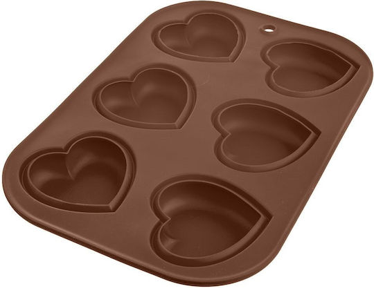 Orion Formă de Patiserie Bomboane de Ciocolată din Silicon 6 Locuri 30x20.5x2.5buc 1buc
