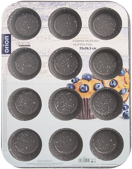 Orion Backform Für Törtchen/Muffins 12 Steckdosen 35x26x3cm