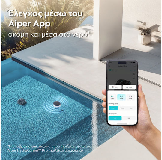 Aiper Aiper Scuba X1 Pro Max Wireless Robotic Pool Cleaner Bottom Walls for Pools 300m²