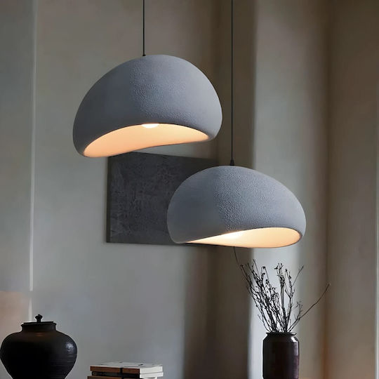 Atman Κρεμαστό Φωτιστικό Γκρι 50x50x26εκ.