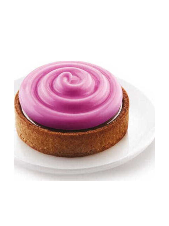 Silikomart Mini Pastry Tart Mold from Silicone 6 Pieces 25x7x2.5cm
