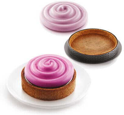 Silikomart Mini Pastry Tart Mold from Silicone 6 Pieces 25x7x2.5cm