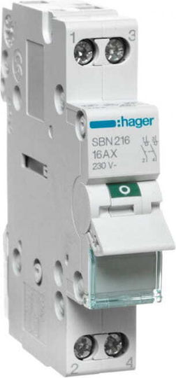 Hager Single Panel Indicator White Light