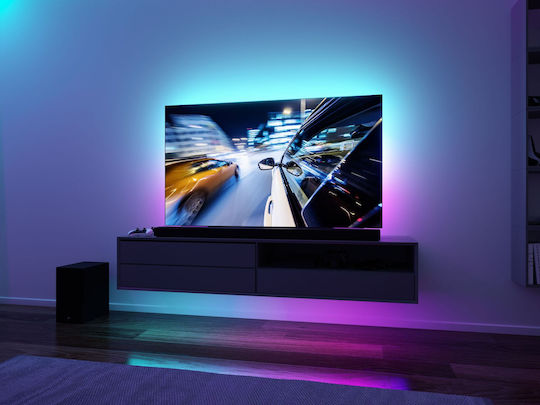 Paulmann LED Лента Телевизия USB 5V RGB Светлина с Захранване & Дистанционно управление
