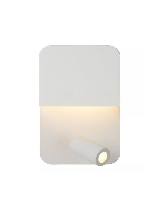 Lucide Lightning Boxer Modern Lamp Wall with Integrated LED and Warm White Light 13.5cm