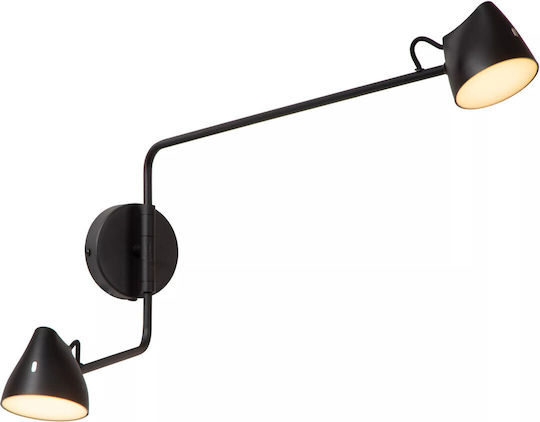 Lucide Lightning Milne Lamp Wall Black