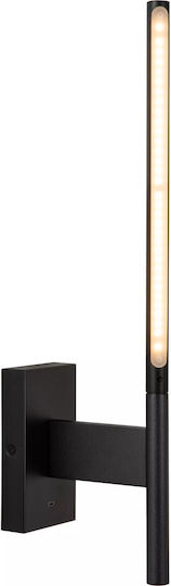 Lucide Lightning Finan Lamp Wall with USB Port Black