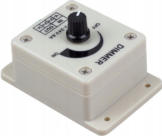 LED-Dimmer manuell 12V 8A 96W Potentiometer LED-Streifen