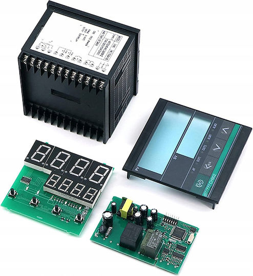 Ch902 Tempcontrol – Led Panel Temperature Controller 0–400°c 48–240v Ac Ssr Relay 96x96x78mm Type K Pt100 2 Alarms