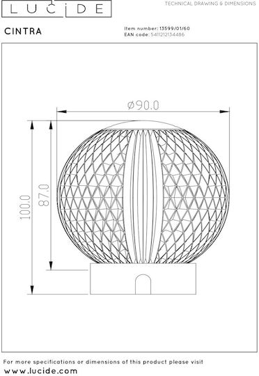 Lucide Lightning Lucide Decorative Lamp